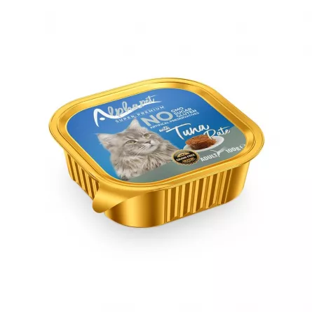 AlphaPet Hr. Umeda cu Ton pt. Pisici Pate 100g, [],https:shop.interpet.ro