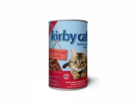 CONSERVA KIRBY 415 GR CU VITA pt pisici, [],https:shop.interpet.ro
