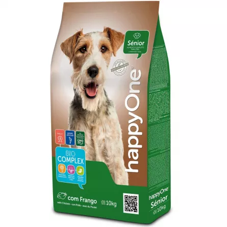 HappyOne Hr. Uscata cu Somon pt. Caine Senior 4kg, [],https:shop.interpet.ro