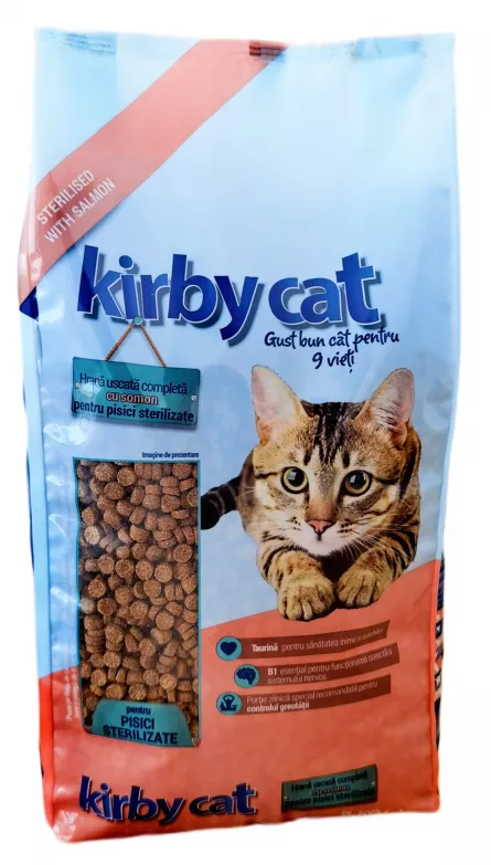 KIRBY CAT Hr Usc cu Somon pt pisici sterilizate2kg, [],https:shop.interpet.ro