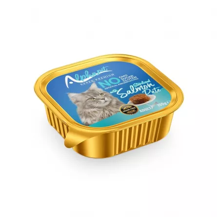 AlphaPet Hr. Umeda cu Somon pt. Pisici Sterilizate Pate 100g, [],https:shop.interpet.ro