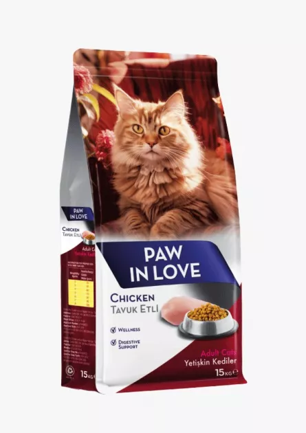 Paw In Love Hr. Uscata cu Pui pt. Pisici Adulte 15kg, [],https:shop.interpet.ro
