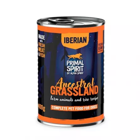 Primal Sp. Hr. Umeda Ancestral Grassland Porc pt Caine 400gr, [],https:shop.interpet.ro