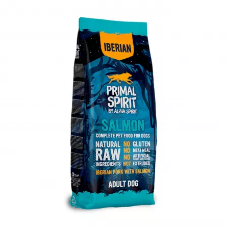Primal Sp. Hr. Uscata cu Porc Iberic si Somon pt. caine 12kg, [],https:shop.interpet.ro