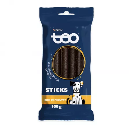 TEO recompense sticks cu pui pentru caini 100g, [],https:shop.interpet.ro