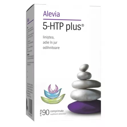 5-HTP Plus, 90 comprimate, Alevia, [],ivonafarm.ro