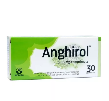 Anghirol, 30 comprimate, Biofarm, [],ivonafarm.ro