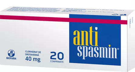 Antispasmin, 20 comprimate, Biofarm, [],ivonafarm.ro