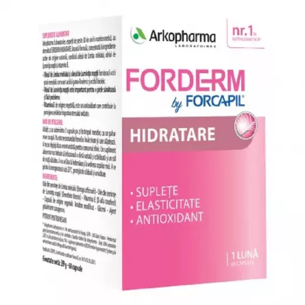 ARK FORDERM BY FORCAPIL HIDRATARE 60 CPS, [],ivonafarm.ro
