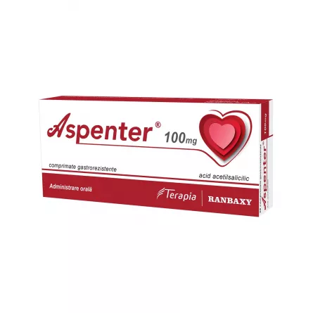 Aspenter 75 mg, 28 comprimate, Terapia, [],ivonafarm.ro