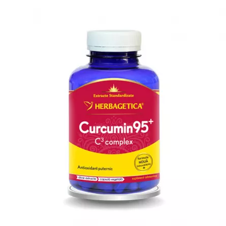 Curcumin95 C3 Complex, 120 capsule, Herbagetica, [],ivonafarm.ro