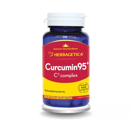 Curcumin95 C3 Complex,  60 capsule, Herbagetica, [],ivonafarm.ro