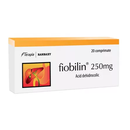 Fiobilin 250 mg, 20 comprimate, Terapia, [],ivonafarm.ro