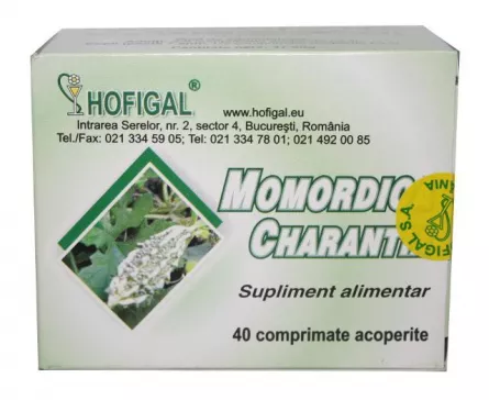 Momordica Charantia, 60 comprimate, Hofigal, [],ivonafarm.ro