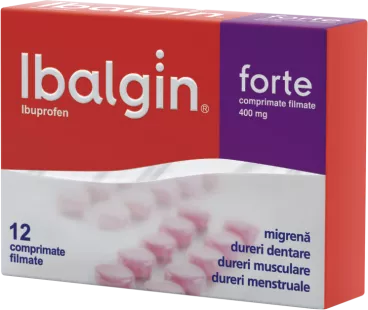 Ibalgin Forte 400 mg, 12 comprimate, Sanofi, [],ivonafarm.ro
