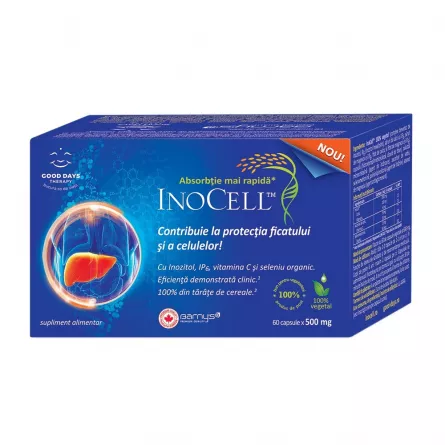 InoCell 500 mg, 60 capsule, Good Days Therapy, [],ivonafarm.ro