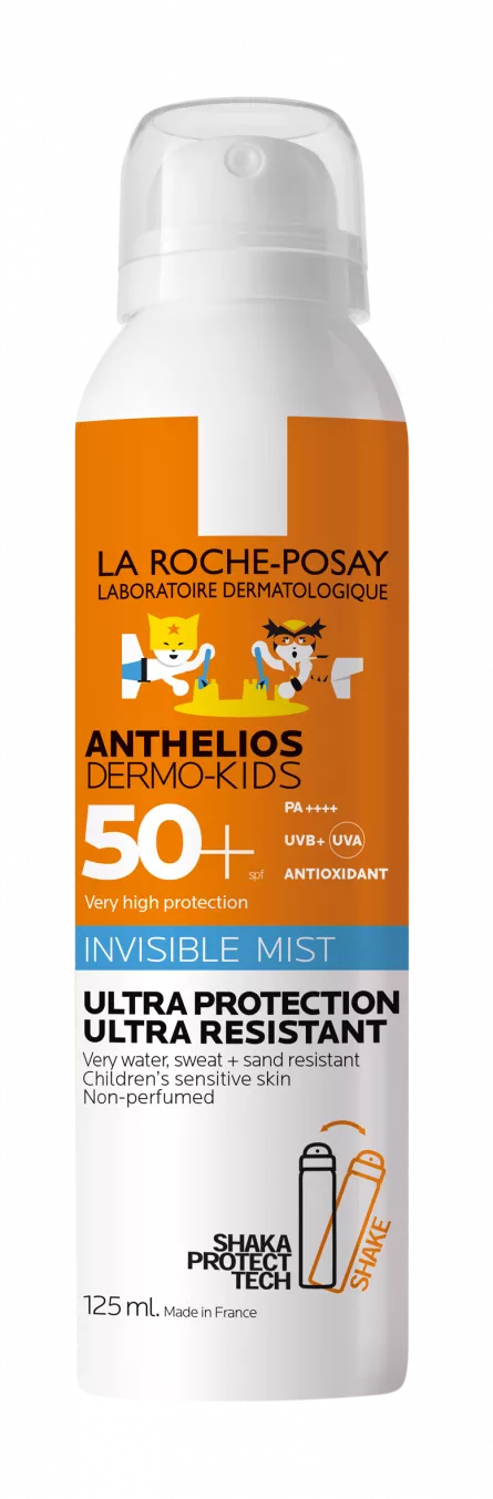 LA ROCHE-POSAY Anthelios Dermo-Pediatrics Spray cu Aplicare Usoara SPF 50+, 125ml, [],ivonafarm.ro
