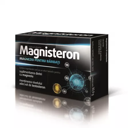 Magnisteron magneziu pentru bărbați, 30 comprimate, Aflofarm, [],ivonafarm.ro