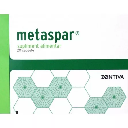 Metaspar, 20 capsule, Zentiva, [],ivonafarm.ro