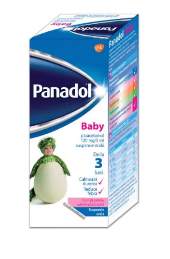 Panadol Baby, 100 ml, Gsk, [],ivonafarm.ro