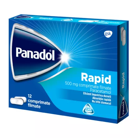 PANADOL RAPID 500 mg x 12, [],ivonafarm.ro