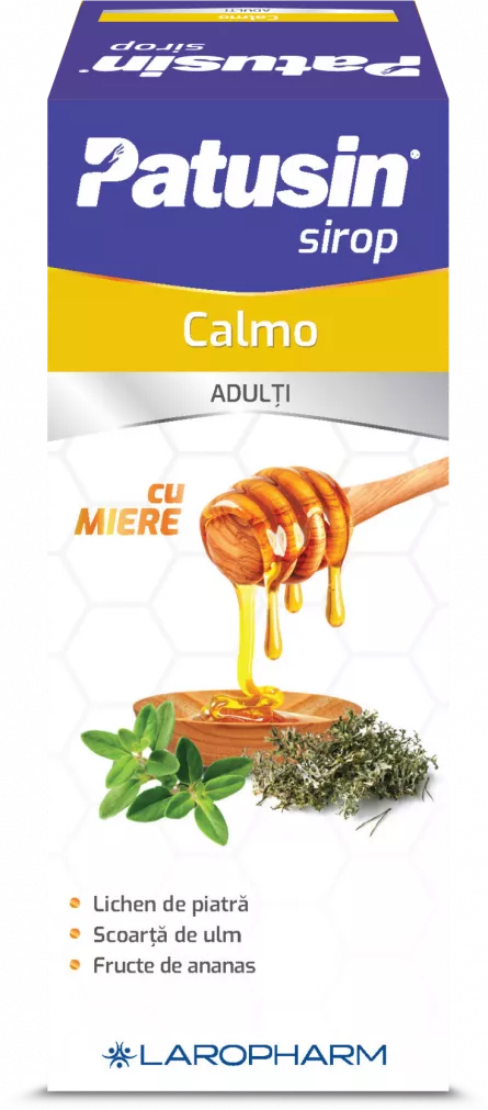 Patusin Calmo, sirop pentru adulti, 100 ml, Laropharm, [],ivonafarm.ro