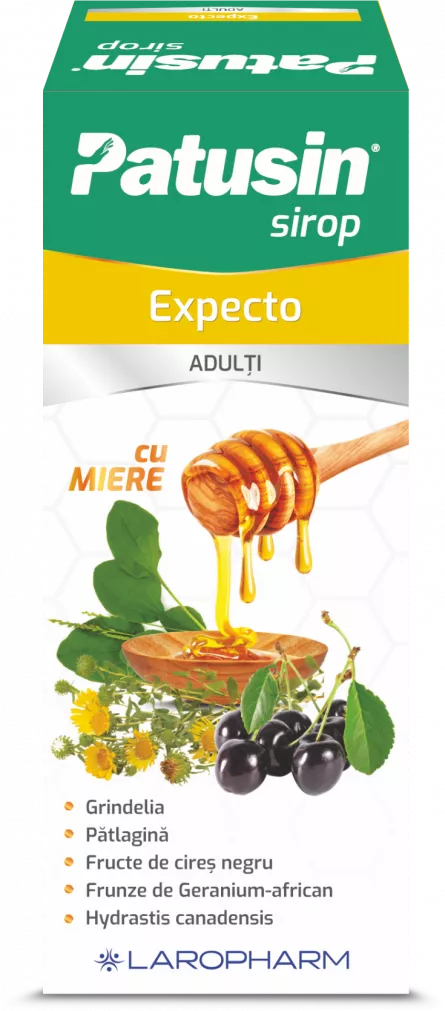 Patusin Expecto, sirop pentru adulti, 100 ml, Laropharm, [],ivonafarm.ro