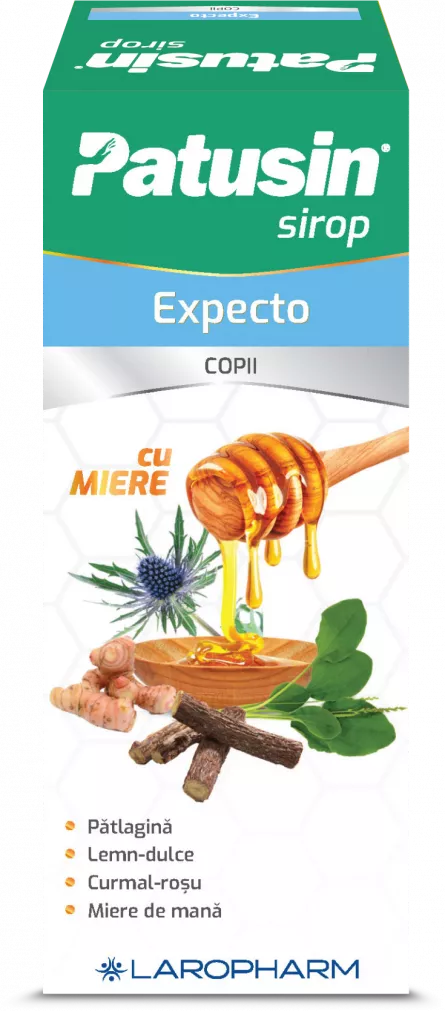 Patusin Expecto, sirop pentru copii, 100 ml, Laropharm, [],ivonafarm.ro