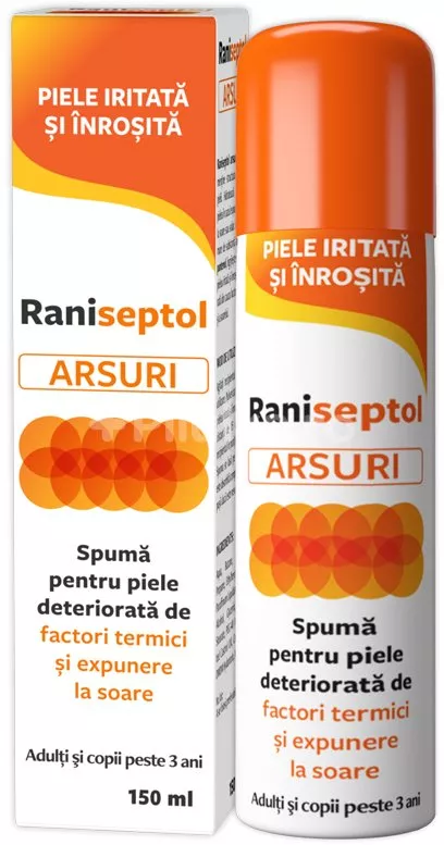 Raniseptol ARSURI spuma, 150 ml, Zdrovit, [],ivonafarm.ro