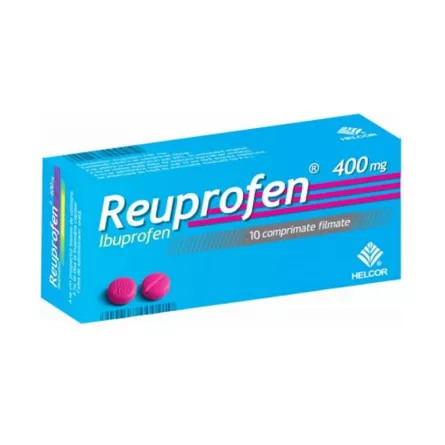 Reuprofen, 400 mg, 10 comprimate, Helcor, [],ivonafarm.ro
