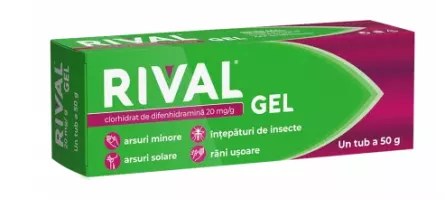 Rival 20 mg/g gel, 50 g, Fiterman, [],ivonafarm.ro