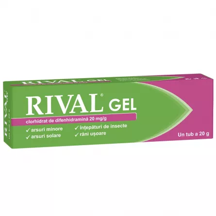 RIVAL 20 mg/g x 1, gel , 20 gr, Fiterman, [],ivonafarm.ro