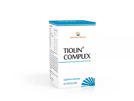 Tiolin Complex, 60 capsule, Sun Wave Pharma, [],ivonafarm.ro
