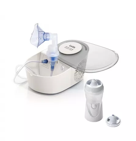 Aparat de aerosoli cu compartiment accesorii + Irigator nazal pentru spalaturi naza