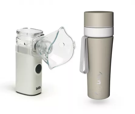 Aparat de aerosoli portabil + Sticla filtranta de apa