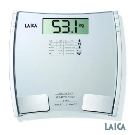 Body fat & body water monitor Laica PL8032, [],laicashop.ro