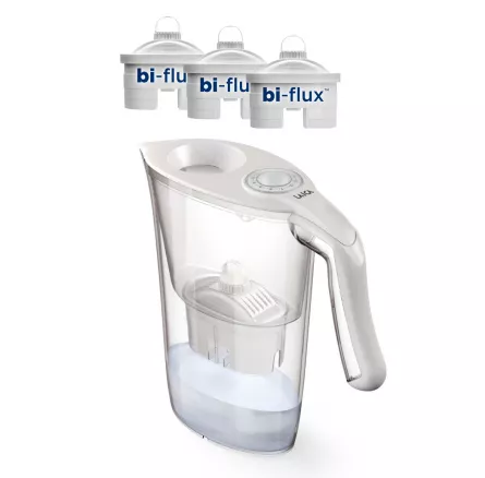 Cana filtranta de apa Laica Norma, 2.3L + 3 cartuse filtrante, [],laicashop.ro