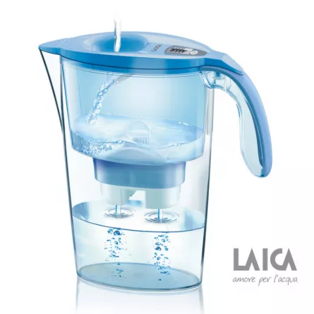 Cana filtranta de apa Laica Stream Blue, 2.3 litri, [],laicashop.ro