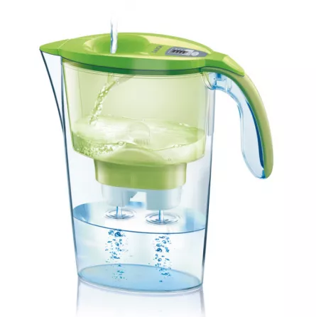 Cana filtranta de apa Laica Stream Green, 2.3 litri, [],laicashop.ro