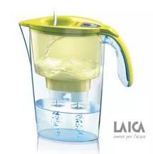 Cana filtranta de apa Laica Stream Yellow, 2.3 litri, [],laicashop.ro