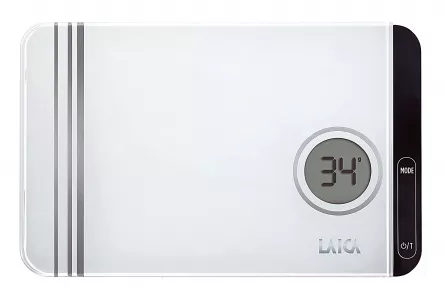 Cantar electronic de bucatarie Laica KS1301, 5 kg, alb, [],laicashop.ro