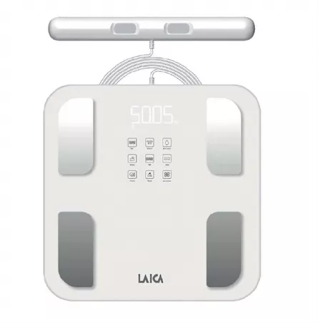 Cântar Smart compoziție corporală Body Composition Laica PS7126, 180 kg, 30 parametri, [],laicashop.ro
