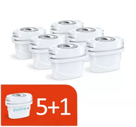 Cartuse filtrante Aqua Optima Evolve+, 5+1 gratis, compatibile Brita, [],laicashop.ro