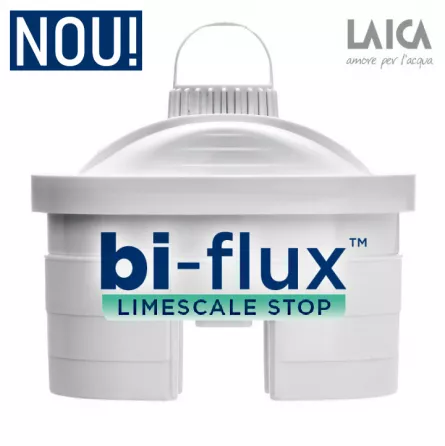 Cartuse filtrante de apa anti calcar Laica Bi-Flux Limescale STOP, 3 buc/pachet, [],laicashop.ro