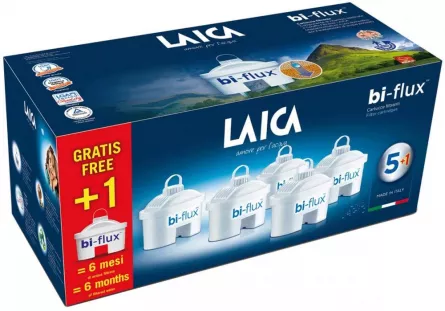 Filtre Laica Bi-Flux, pachet 5+1 bucati, F6S, [],laicashop.ro