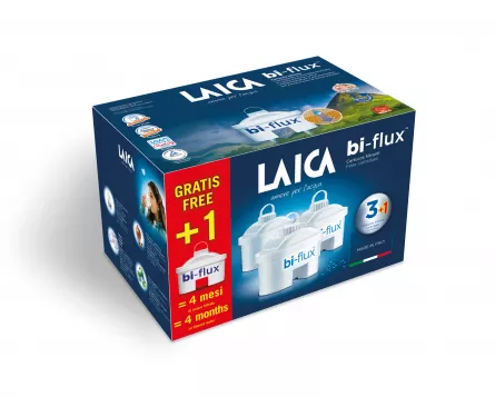 Filtre Laica Bi-Flux, pachet 3+1 bucati, F4S, [],laicashop.ro