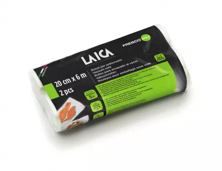 Role pentru vidat alimente, 20x600 cm, Laica VT3508, [],laicashop.ro