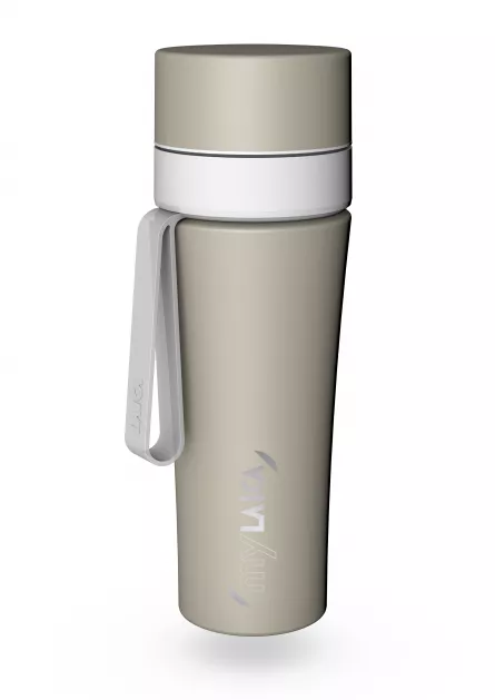 Sticlă filtranta Sport myLaica, Inox, 0,55 litri, portabilă, Gri, [],laicashop.ro
