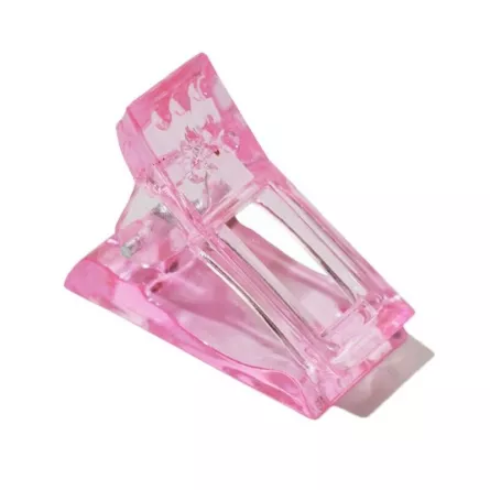 10 x clestisori roz plastic pentru constructie unghii si curba C, [],https:lilarossa.ro