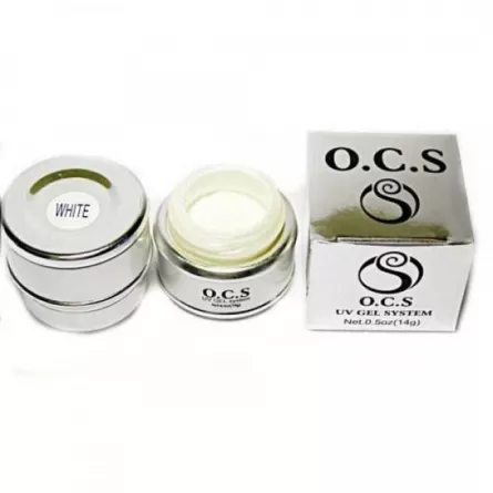 Gel uv Ocs 14 g White, [],https:lilarossa.ro